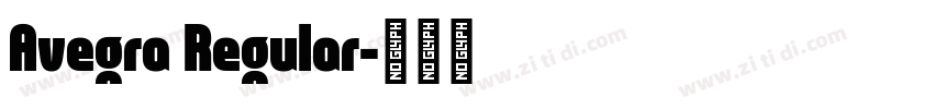 Avegra Regular字体转换